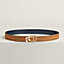 Boucle de ceinture Jockey au Carré & Cuir de ceinture réversible Contrast 32&nbsp;mm, Vue: , vue 1 sur 3
