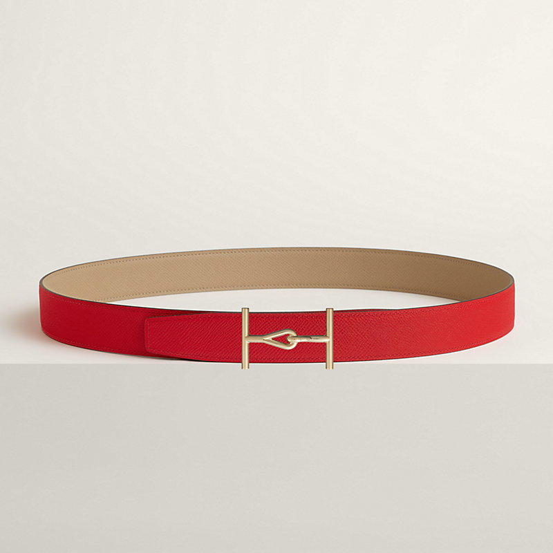 Boucle de ceinture Jumbo & Cuir de ceinture réversible 32 mm