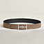 Boucle de ceinture Jumbo & Cuir de ceinture réversible 38 mm, vue 1 sur 3