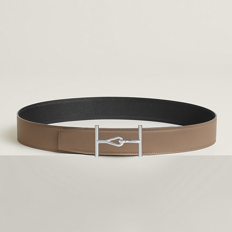 Boucle de ceinture Jumbo & Cuir de ceinture réversible 38 mm