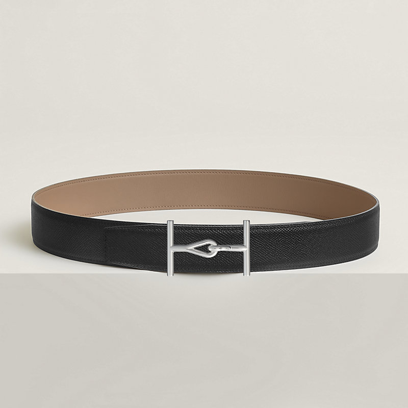 Boucle de ceinture Jumbo & Cuir de ceinture réversible 38 mm