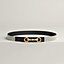 Boucle de ceinture Lady Rider & Cuir de ceinture Toile H Plume 24&nbsp;mm, Vue: , vue 1 sur 3