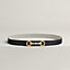 Boucle de ceinture Lady Rider & Cuir de ceinture Toile H Plume 24&nbsp;mm, Vue: , vue 2 sur 3