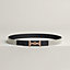 Boucle de ceinture Lagune & Cuir de ceinture Toile H Plume 24&nbsp;mm, Vue: , vue 1 sur 2
