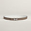 Vue: , Boucle de ceinture Mors H & Cuir de ceinture réversible 24 mm