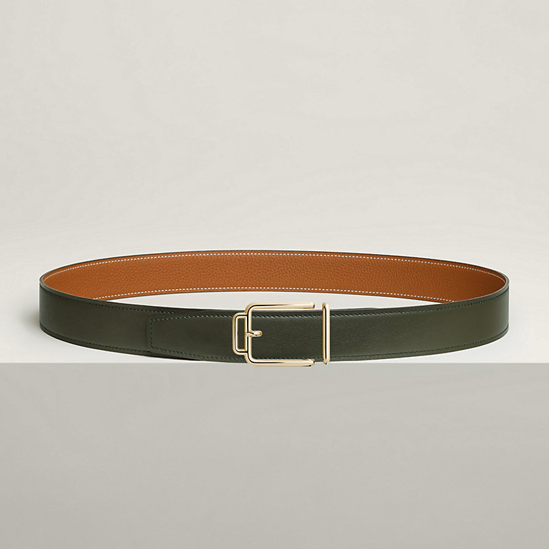 Boucle de ceinture réversible Volte-face & Cuir de ceinture réversible 32&nbsp;mm