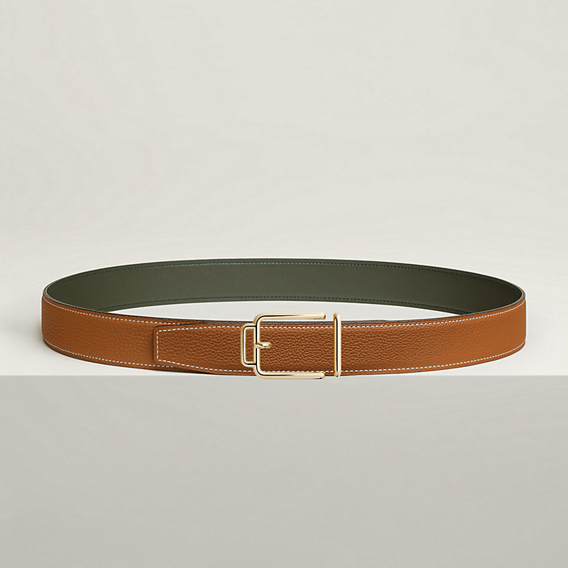 Boucle de ceinture réversible Volte-face & Cuir de ceinture réversible 32&nbsp;mm