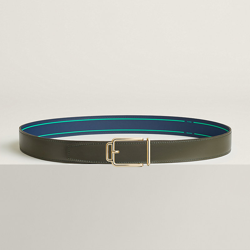 Boucle de ceinture réversible Volte-face & Cuir de ceinture réversible Contrast 32&nbsp;mm