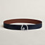 Boucle de ceinture Tête de Cheval & Cuir de ceinture réversible 38&nbsp;mm, Vue: , vue 2 sur 3