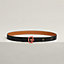 Boucle de ceinture Tonnerre Laquée & Cuir de ceinture réversible Hermès sur Mer 24&nbsp;mm, Vue: , vue 1 sur 3