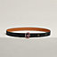 Boucle de ceinture Tonnerre Laquée & Cuir de ceinture réversible Hermès sur Mer 24&nbsp;mm, Vue: , vue 1 sur 3