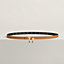 Boucle de ceinture Tornade & Cuir de ceinture réversible Hermès sur Mer 13&nbsp;mm, Vue: , vue 2 sur 2