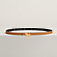 Boucle de ceinture Tornade & Cuir de ceinture réversible Hermès sur Mer 13&nbsp;mm, Vue: , vue 2 sur 2