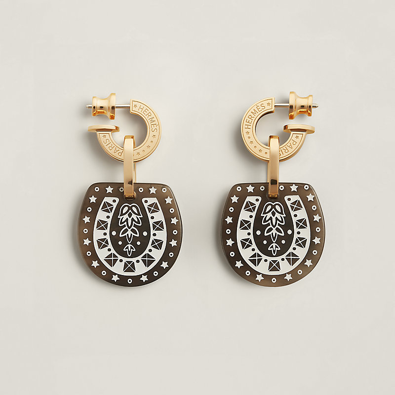 Boucles d'oreilles Cheval de Cœur, petit modèle