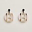Boucles d'oreilles H Equipe, Vue: vue de face, front, vue 1 sur 2