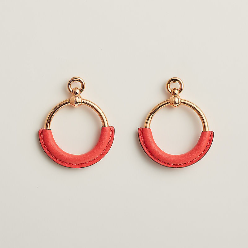 【おしゃれ】HERMES Boucles d'oreilles Loop, petit modele Boucles d'oreilles Loop HERMES