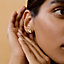 Boucles d'oreilles Médor, petit modèle, Vue: Vue portée, worn, vue 2 sur 2