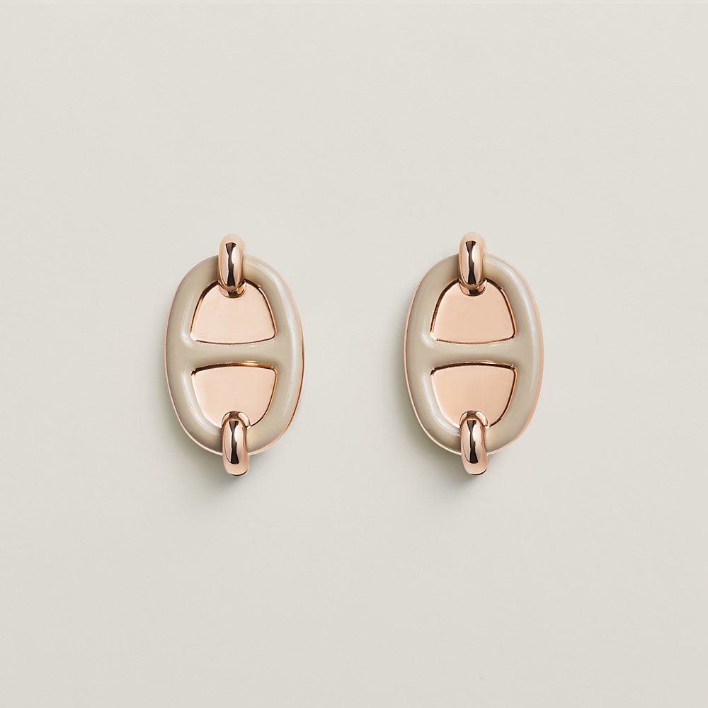 【大人気！】HERMES Boucles d'oreilles Mini Maillon ピアス Mini Maillon earrings | Hermès USA