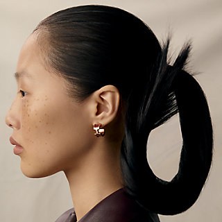 Boucles d'oreilles Olympe, petit modèle | Hermès France