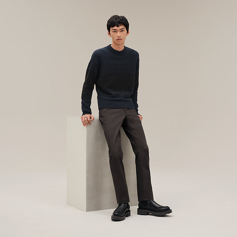 m.u CLASSY RAGLAN SWEAT ベージュ×ブラック Solstice Lightweight Raglan Pullover - Graphite