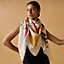 Bouquet Final scarf 140, View: Worn, worn, view 2 of 4