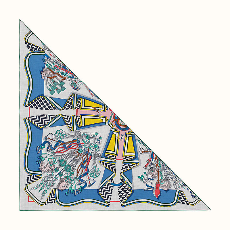 hermes triangle scarf