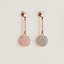 Boutons d'oreilles Hermès Ex-Libris, Vue: Vue portée, worn, vue 1 sur 1