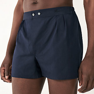 HERMES Paris Marine Nautical Red 100% Cotton Men’s Boxer Shorts Underwear