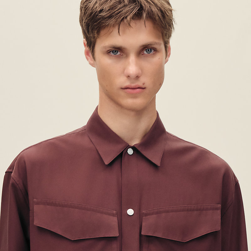 Boxy fit overshirt