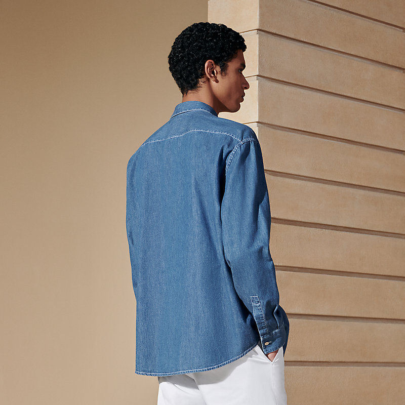 mens boxy fit shirt