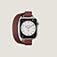 Bracelet Apple Watch Hermès Double Tour 41&nbsp;mm Attelage, Vue: vue de face, front, vue 4 sur 4