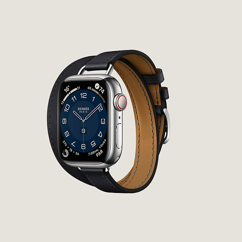 Bracelet Apple Watch Hermès Double Tour 41&nbsp;mm Attelage