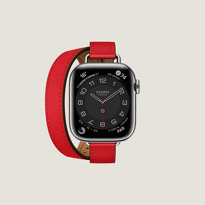 Bracelet Apple Watch Hermès Double Tour 41&nbsp;mm Attelage