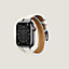Bracelet Apple Watch Hermès Double Tour 41&nbsp;mm Attelage, Vue: vue de face, front, vue 3 sur 4