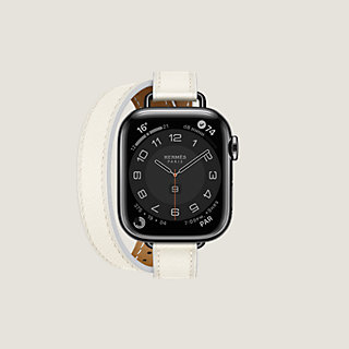 Bracelet Apple Watch Hermès Double Tour 41 mm Attelage 
