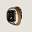 Bracelet Apple Watch Hermès Double Tour 42&nbsp;mm Attelage, Vue: vue de face, front, vue 3 sur 4