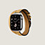Bracelet Apple Watch Hermès Double Tour 42&nbsp;mm Attelage, Vue: vue de face, front, vue 2 sur 3