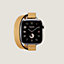 Bracelet Apple Watch Hermès Double Tour 42&nbsp;mm Attelage, Vue: vue de face, front, vue 3 sur 3