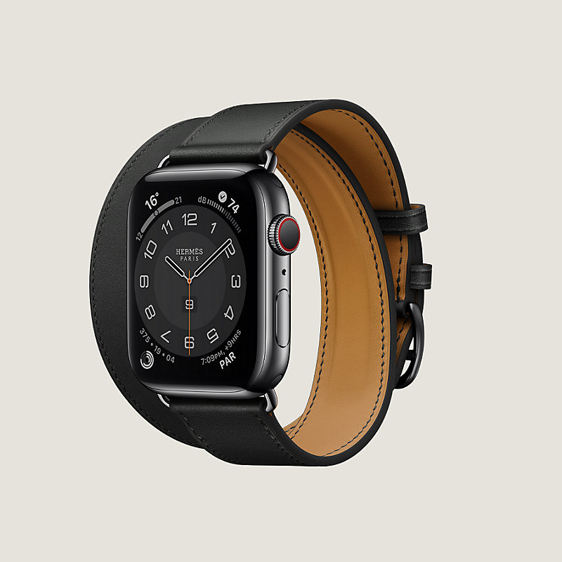 Bracelet Apple Watch Hermès Double Tour 45 mm