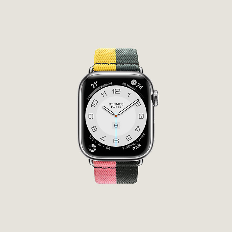 Bracelet Apple Watch Hermès Simple Tour 41&nbsp;mm Casaque