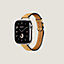 Bracelet Apple Watch Hermès Simple Tour 42&nbsp;mm Attelage, Vue: vue de face, front, vue 2 sur 3
