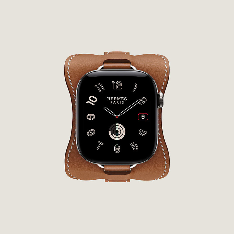 Bracelet Apple Watch Hermès Simple Tour 42&nbsp;mm Attelage En Selle, Vue: , vue 4 sur 4