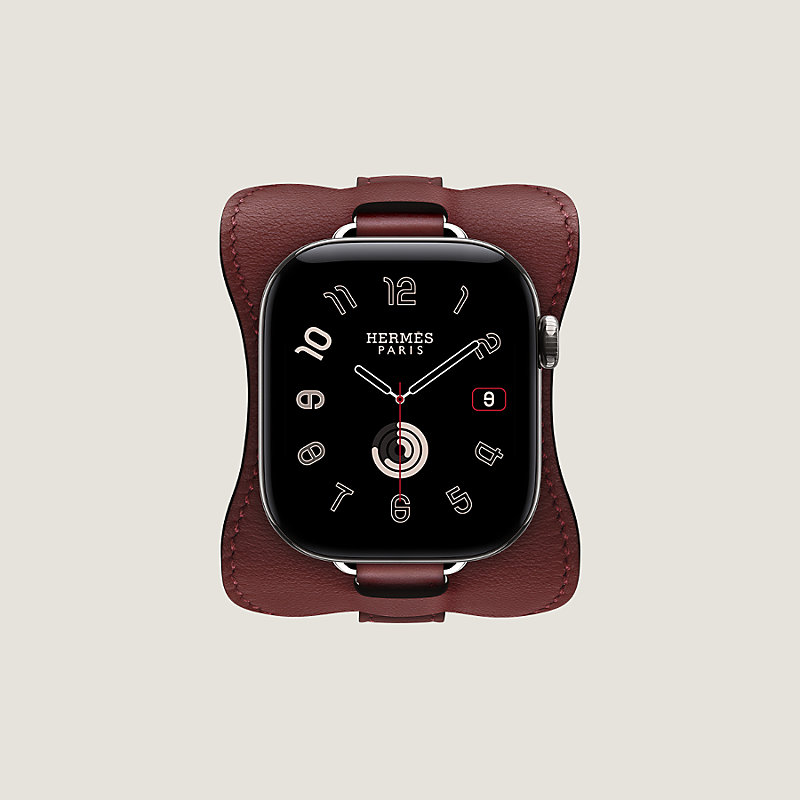 Bracelet Apple Watch Hermès Simple Tour 42&nbsp;mm Attelage En Selle, Vue: , vue 4 sur 4