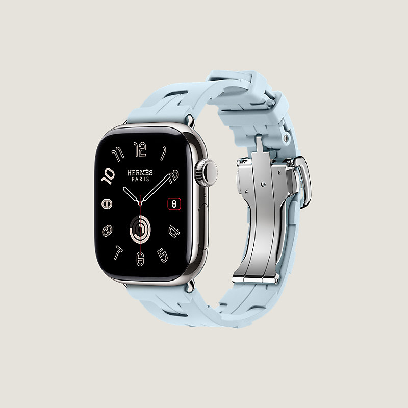 Bracelet Apple Watch Hermès Simple Tour 42&nbsp;mm Boucle Déployante Kilim