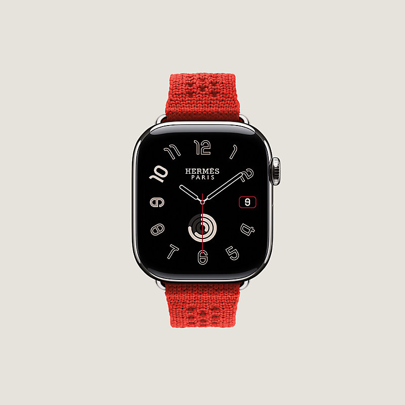 Bracelet Apple Watch Hermès Simple Tour 42&nbsp;mm Néo Tricot