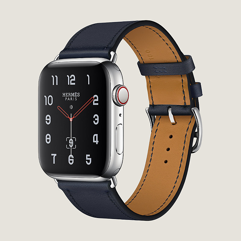 Bracelet Apple Watch Hermès Simple Tour 44&nbsp;mm