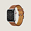 Bracelet Apple Watch Hermès Simple Tour 45 mm H Diagonal, Vue: vue de face, front, vue 3 sur 4