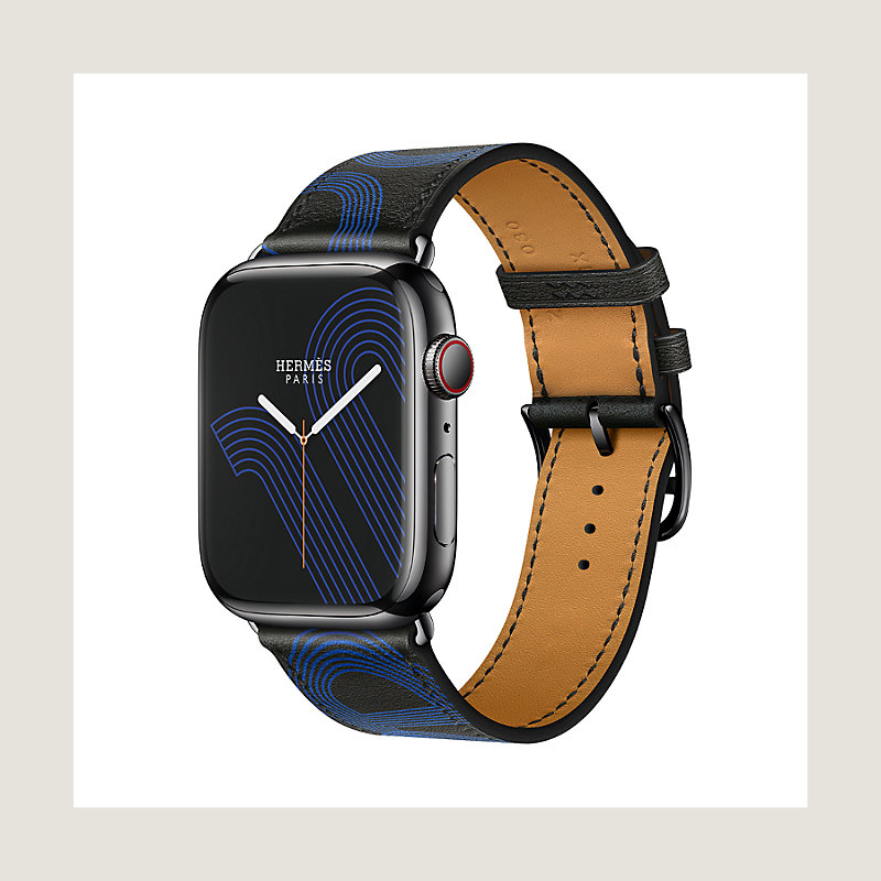 Bracelet Apple Watch Hermès Simple Tour 45&nbsp;mm