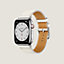 Bracelet Apple Watch Hermès Simple Tour 45&nbsp;mm, Vue: vue de face, front, vue 3 sur 4