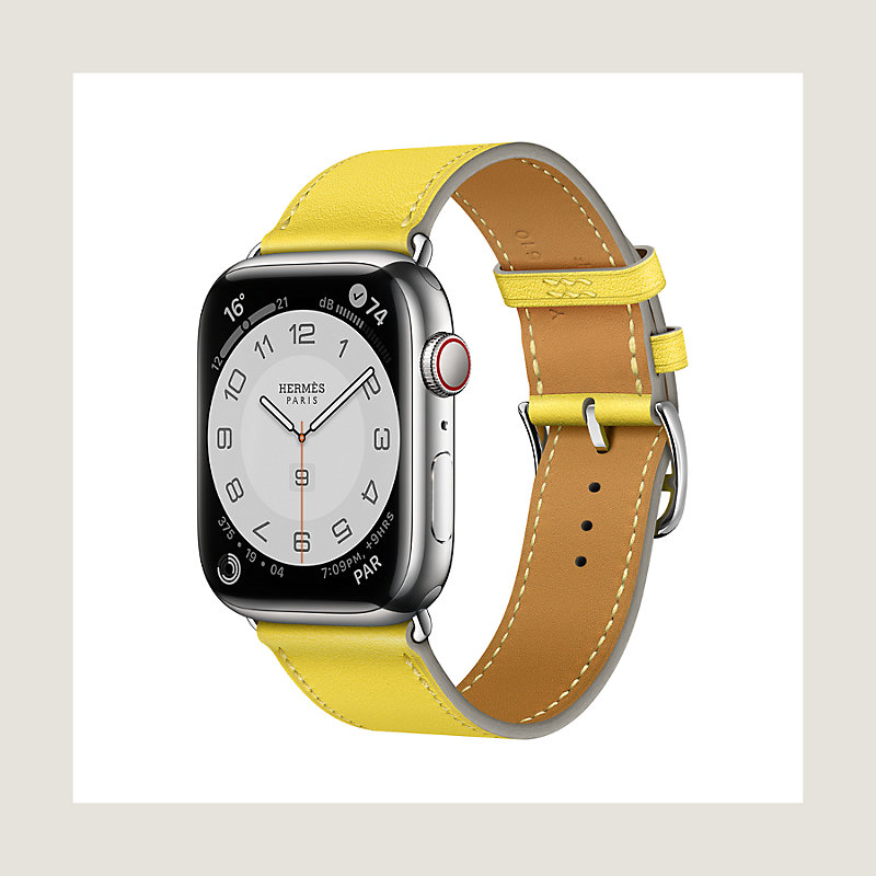 Bracelet Apple Watch Hermès Simple Tour 45&nbsp;mm